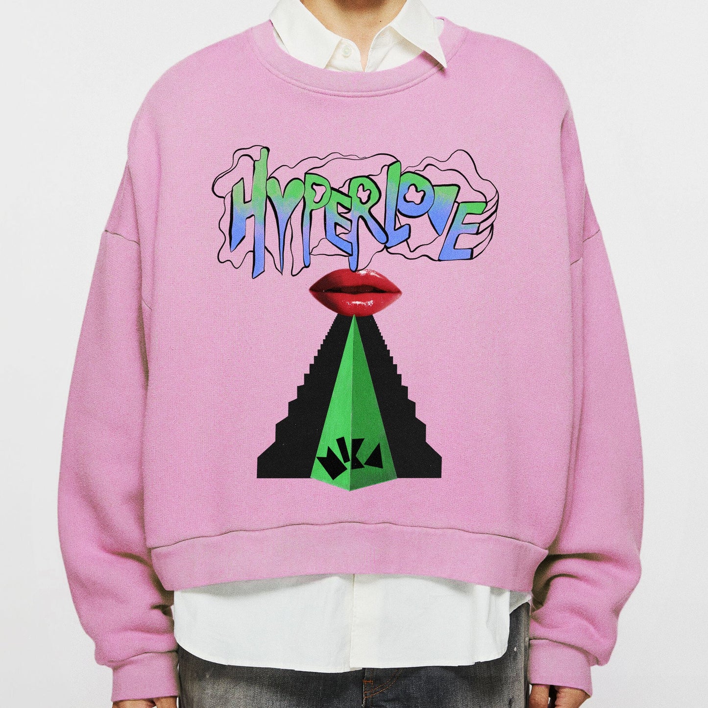 HYPERLOVE PINK SWEATSHIRT