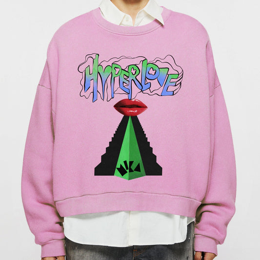 HYPERLOVE PINK SWEATSHIRT